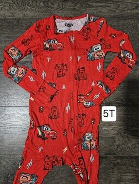 Disney Pixar Cars 5T zippy bamboo pajama